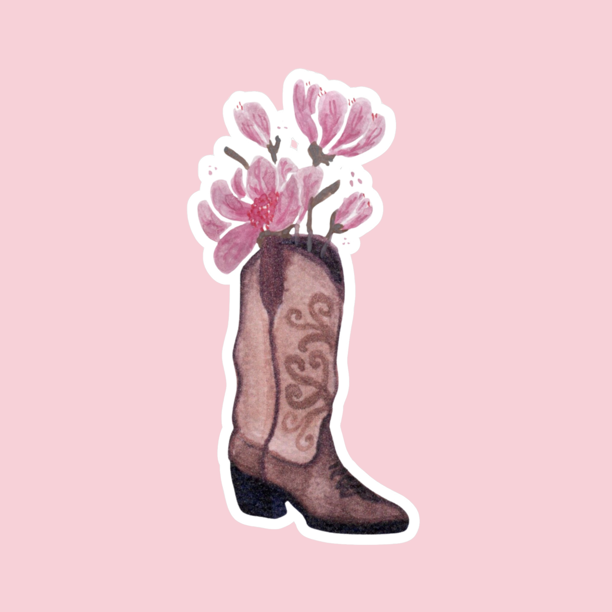 Magnolia Boot Sticker