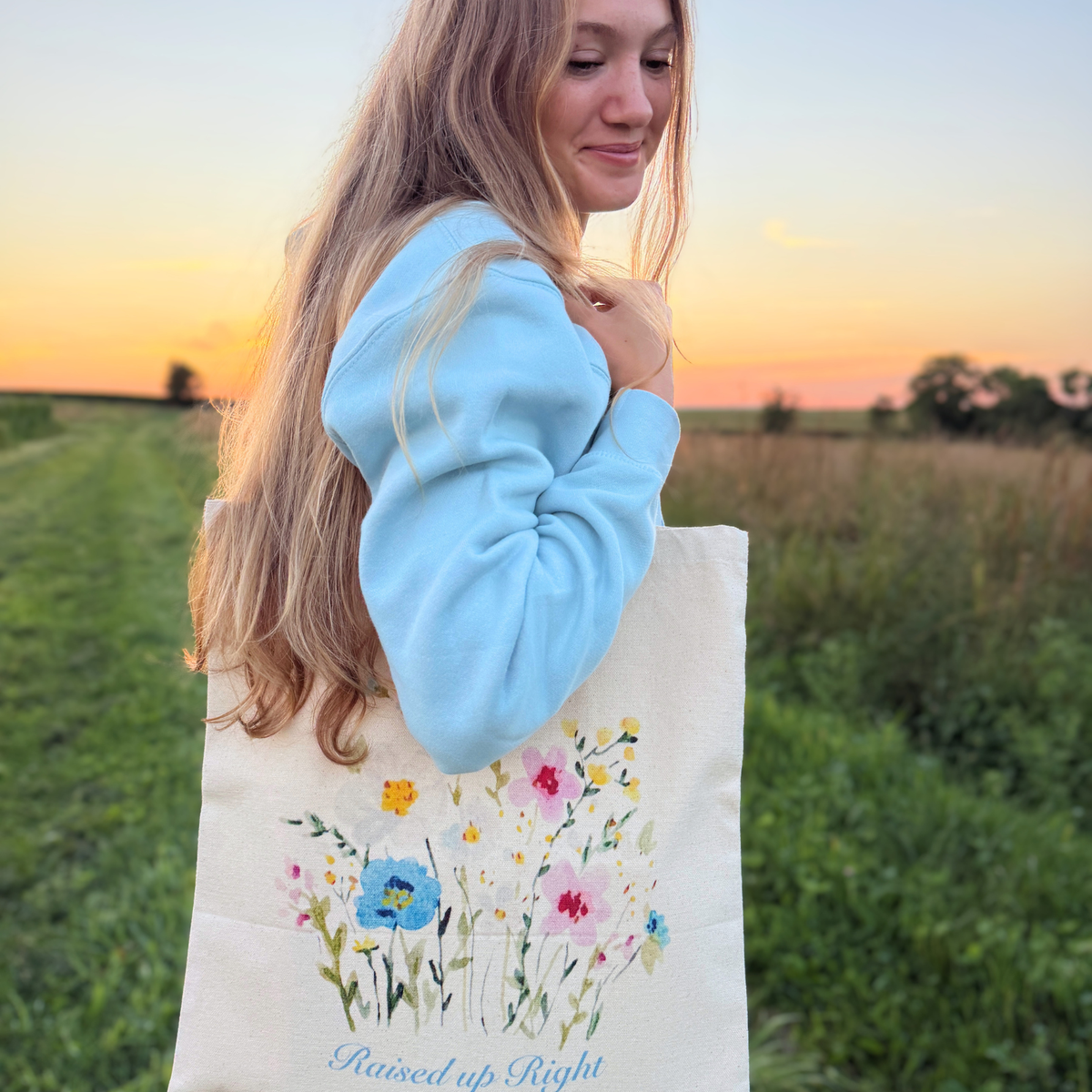 Raised up Right Tote Bag