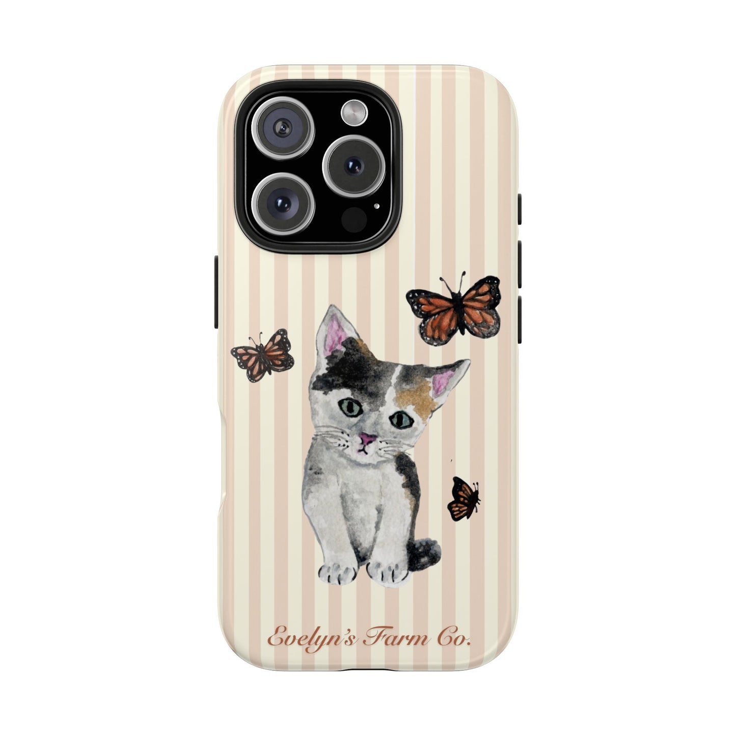 Butterfly Kitten Phone Case