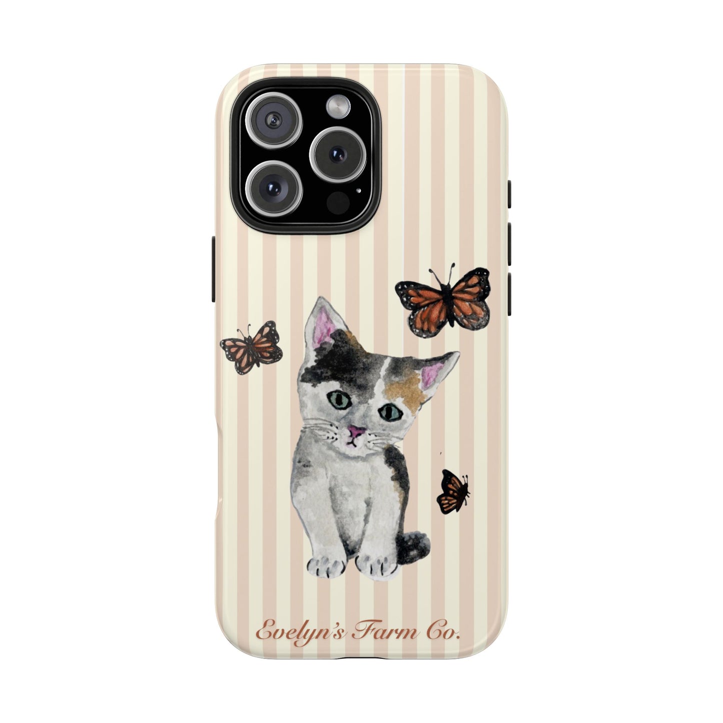 Butterfly Kitten Phone Case