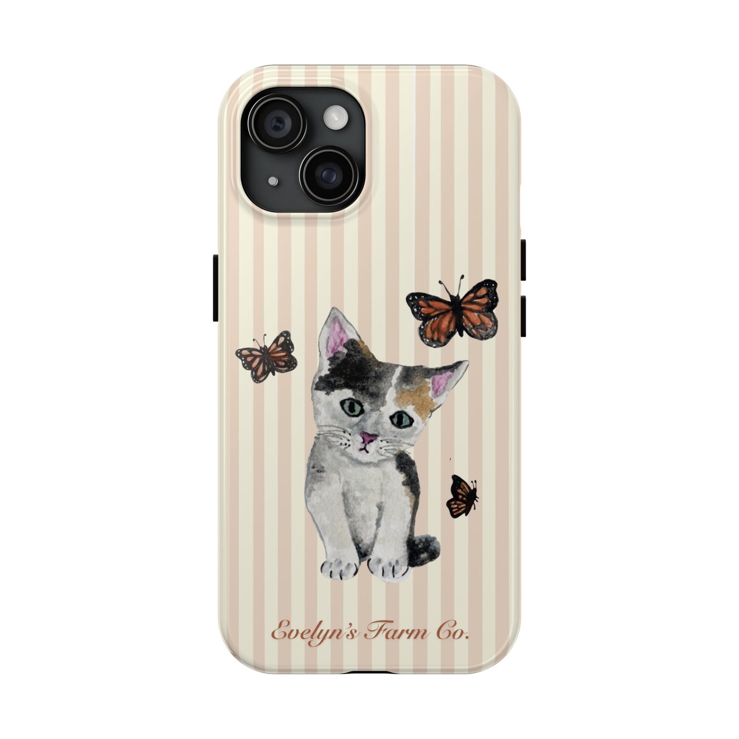 Butterfly Kitten Phone Case