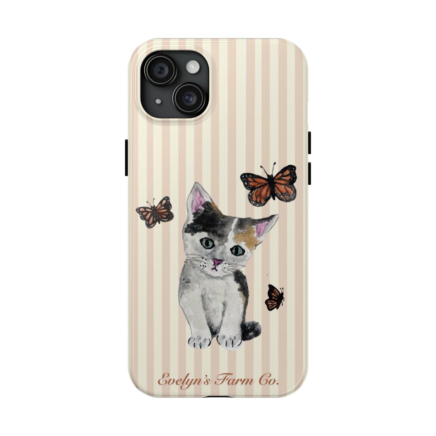 Butterfly Kitten Phone Case