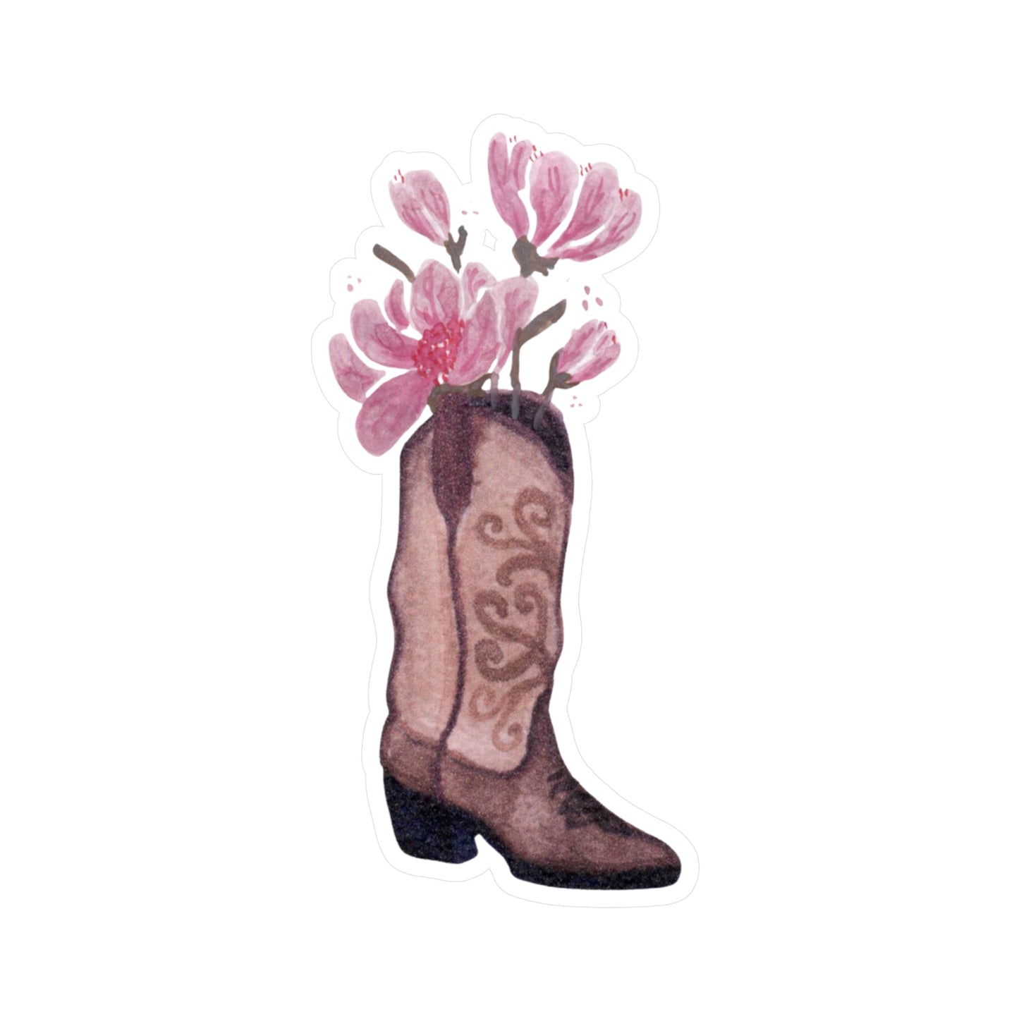 Magnolia Boot Sticker