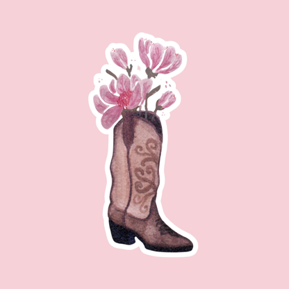 Magnolia Boot Sticker