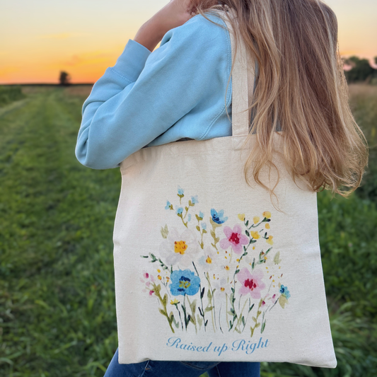 Raised up Right Tote Bag