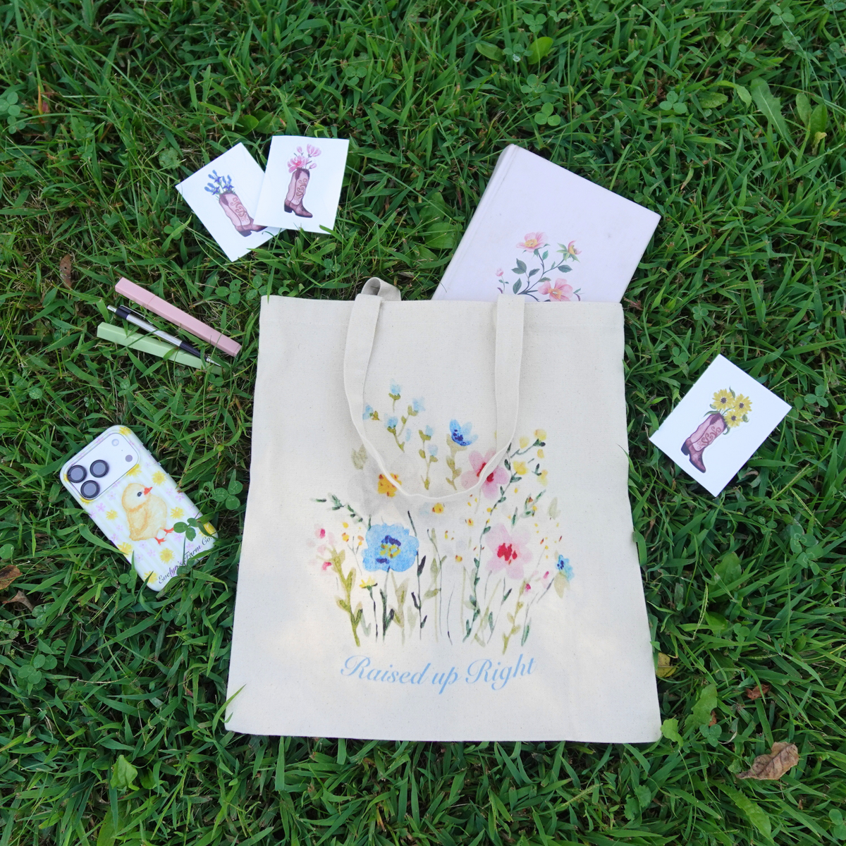 Raised up Right Tote Bag